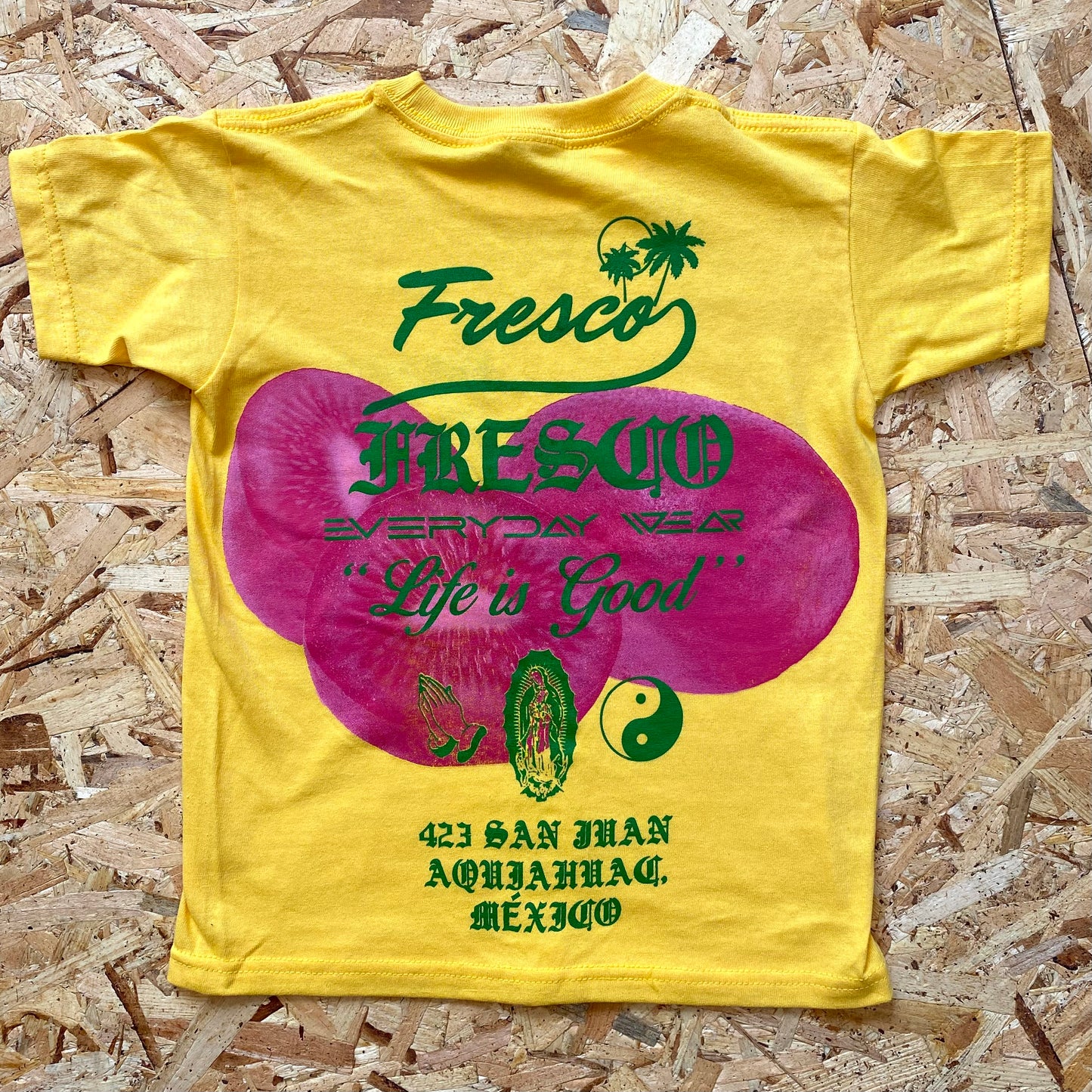 Kiwi Baby tee yellow