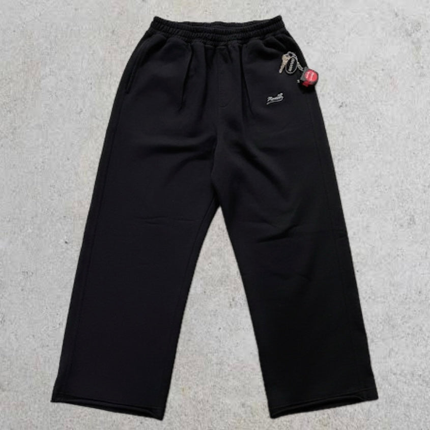 001 BLACK SUPER BAGGY PANTS