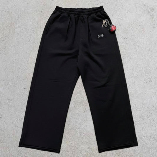 001 BLACK SUPER BAGGY PANTS